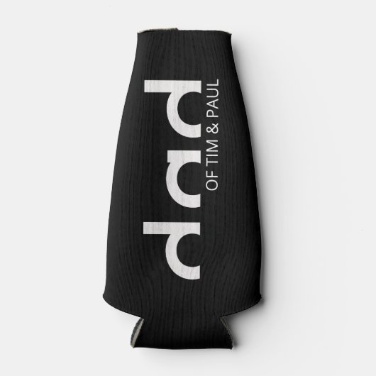 Modern eenvoudig paasontwerp met Kinder kindername Flesjeskoeler (Voorkant)