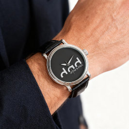 Modern eenvoudig paasontwerp met Kinder kindername Horloge