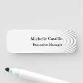 Modern eenvoudig professioneel minimalistisch naamplaatje (In situ)