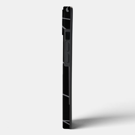 Modern, eenvoudig, rommelig, trendy grafisch lijnp Case-Mate iPhone case (Achterkant / Links)