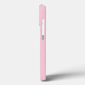 Modern eenvoudig script trendy stijlvol blush roze Case-Mate iPhone case (Achterkant / Links)