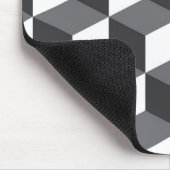 Modern, eenvoudig, stadsculppatroon muismat (Hoek)