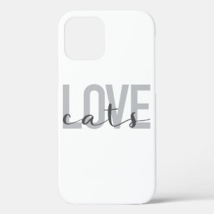 Modern, eenvoudig, stedelijk, trendy ontwerp Love iPhone 12 Hoesje
