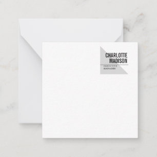 Modern Eenvoudig Trendy Minimalistisch Eenvoudig Notitiekaartje