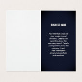 Modern | Eenvoudig Visitekaartjes (Binnenkant ongevouwen)