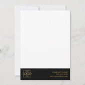 Modern Eenvoudig Zakelijk Logo Professioneel Bewer Notitiekaartje (Voorkant)