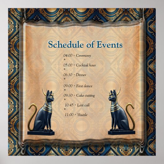 Modern Egyptisch, Islamitisch, Arabisch & Afrikaan Poster (Voorkant)