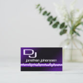 Modern Electric Professional DJ Visitekaartje (Staand voorkant)