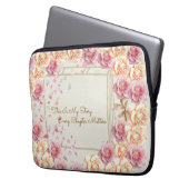 Modern Electronics Organizer Bag – Unique Design Laptop Sleeve (Voorkant Links)