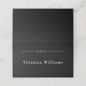 Modern Elegance Black and White Wedding (Buitenkant ongevouwen)