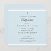 Modern Elegance Boys Baptisme Kaart (Voorkant / Achterkant)