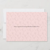 Modern Elegance Bridal Shower Kaart (Achterkant)