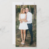 Modern Elegance Gold Photo Save the Date (Achterkant)