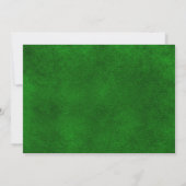 Modern Elegance Groen Lijst Bruiloft Save The Date (Achterkant)