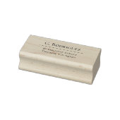 Modern Elegance Line. Minimale standaard. Adres 05 Rubberstempel (Stempel)