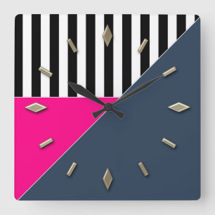 Modern, elegant, abstract, decoratief, klok