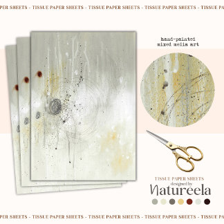 Modern elegant Abstract patroonpapier Tissuepapier