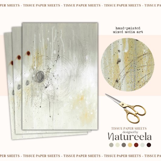 Modern elegant Abstract patroonpapier Tissuepapier