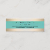 Modern Elegant Afstuderen Name Card Contactkaartje (Achterkant)