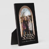 Modern Elegant Arch Lijst Sisters Photo Keepomwill Fotoplaat (Zijkant)