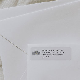 Modern Elegant Barn retour adres label