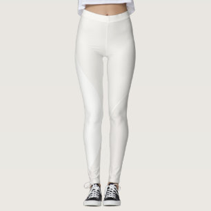Modern Elegant Beige Brown White Pastel Colors Leggings