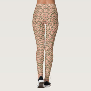 Modern Elegant Bloemenpatroon Leggings