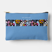 Modern Elegant Blue Floral Pattern Etui (Voorkant)