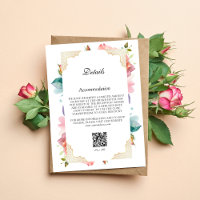 Modern Elegant Blush Roze Bloemen Details Moslim