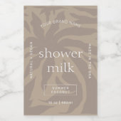 Modern Elegant Body Wash Zeep Waterdicht Label Voedselcontainer Etiket (Enkel label)