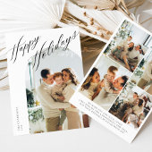 Modern Elegant Boho Script Vakantie Kaart