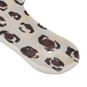 Modern elegant bruin het patroonmonogram van de snijplank (Hoek)