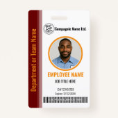 Modern Elegant Business ID Badge (Voorkant)