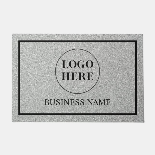 Modern Elegant Business Logo Doormat Deurmat (Voorkant)