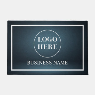 Modern Elegant Business Logo Doormat Deurmat