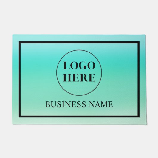 Modern Elegant Business Logo Doormat Deurmat (Voorkant)