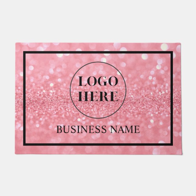 Modern Elegant Business Logo Doormat Deurmat (Voorkant)
