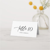 Modern Elegant Calligraphy Script Wedding Seating (Voorkant)