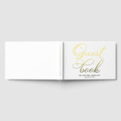 Modern Elegant Calligraphy Wedding Gastenboek (Volledig)