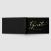 Modern Elegant Calligraphy Wedding Gastenboek (Volledig)