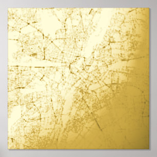 Modern Elegant Classy Cadeaukaart van München, Dui Folie Afdrukken