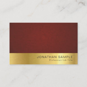 Modern Elegant Creatief Goud Premium Zijde Luxe Visitekaartje