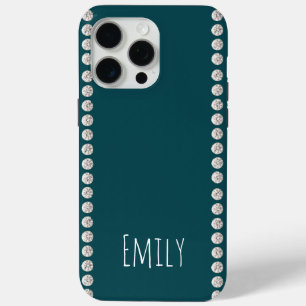 Modern elegant cute eenvoudig glanzend iPhone 15 pro max hoesje