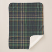 Modern Elegant Dark Green Plaid  (Devant)