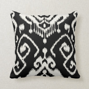 Modern elegant decoratief zwart-wit kussen