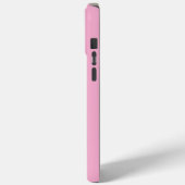 Modern elegant eenvoudig grijs roze minimaal Case-Mate iPhone case (Achterkant / Links)
