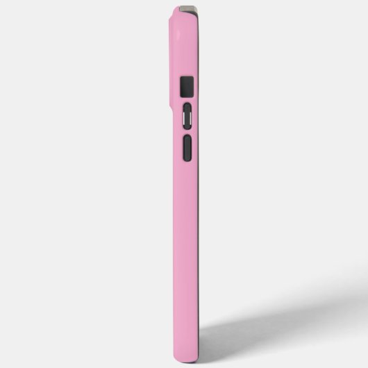 Modern elegant eenvoudig grijs roze minimaal Case-Mate iPhone case (Achterkant / Links)