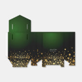 Modern Elegant Emerald Green bevoordeelt dozen Bedankdoosjes (Uitgevouwen)