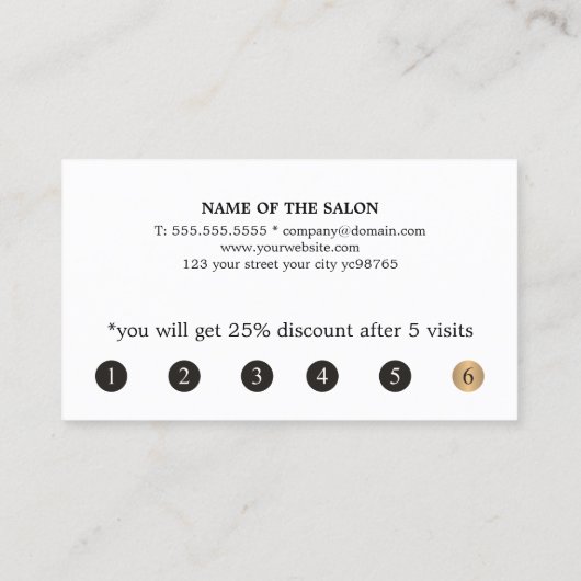 Modern Elegant Faux Gold Heart Beauty Loyalty (Achterkant)