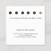 Modern Elegant Faux Gold Heart Beauty Loyalty (Achterkant)